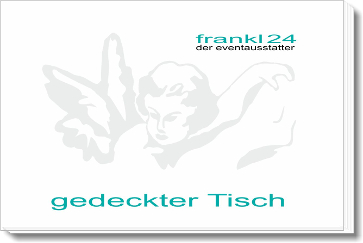 gedeckter Tisch Katalog per Post
